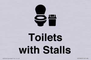 Toilets: Stalls with Sanitary Bin